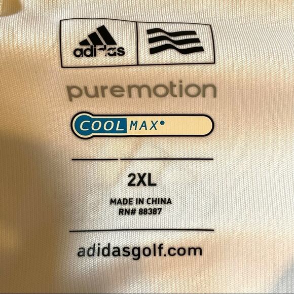 Adidas Puremotion CoolMax Polo 2XL‎ - Picture 4 of 6